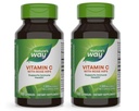 Nature's Way Vitamin C with Rose HIPS, Güçlü Antioksi & Immune Function Support from C*,Promotes Collagen for Health Skin*, 100 Capsules (Package May Vary) - 2 Pack