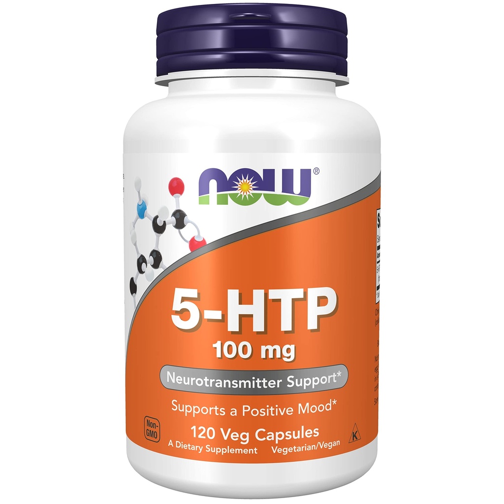 5HTP 100 mg Mega-Value 2Pack (120 VegCapsules) bBr#Now