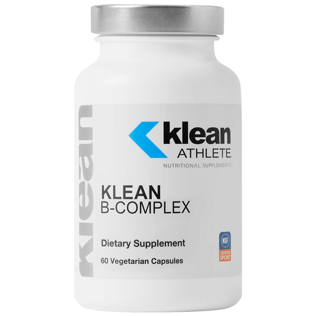 Klean ATHLETE Klean B-Complex | Supports Energy Production, Cardiovascular Fonksiyonlar ve Normal Hücre Fonksiyonlar | NSF Spor için Onaylandı | 60 Vegetarian Capsules
