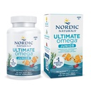 Kuzey Naturals Ultimate Omega Jr., Strawberry - 90 Mini Soft Gels - 680 EPA & DHA - Beyin Sağlığı, Mood, Öğrenme - GMO - 45 Hizmetler -