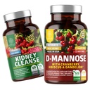 Bir Beslenme N1N Premium D-Mannose [1350 mg] Cranberry & Hibiscus ve Kidney Cleanse [21 Potent Herbs] ile Cranberry Extract, Astra, Uva Ursi, 2 Pack Hoffman
