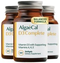 ALGAECAL 4-in-1 Vitamin D3 K2 Tamam - ADK Vitamin Tamam, D3 K2, A, & E - Tüm Body Wellness & Bone Strength, 60 Easy-Swallow Softgels