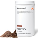 Momentous Grass-Fed Recovery Whey Protein Isolate Powder, 20g, Chocolate