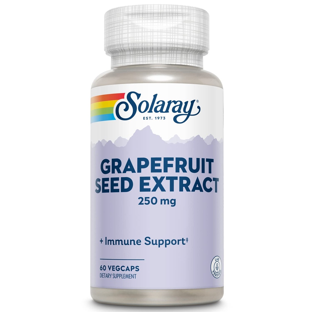 SOLARAY Garantili Potency Grapetre Seed Extract, Veg Cap (Btl-Plastik) 250 mg | 60ct