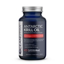 100% Saf Krill Oil 1000 mg, Omega 3, En yüksek Yüzde 56% Phospholipids, Choline & Astaxanthin, Sustainable Antarktika SuperbaBoost, DHA, EPA, Heart, Brain, Eye & Skin Care, No Fish Oil