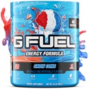 G Fuel Snow Cone Energy Drink Toz, Pre Workout Caffeine Mix for Game, Sugar Free Focus Amino, Vitamin + Antioksis, 9.9oz (Snow Cone, 40 Hizmet)