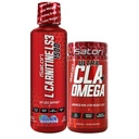 iSatori L-Carnitine LS3 Blue Raspberry 1500 mg (32 Hizmet) Ultra CLA (90 Softgels), Sıvı L-Carnitine with Acetyl, Omega 3 6 9 Safflower Oil Oil Oil