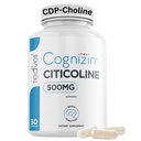 Teaveli Cog ETF Citicoline- 500 mg CDP Choline Capsules- Klinik olarak Studied Brain Supplement'i Desteklemek için Clarity, Concentration and Memory - Most Bio available Form of Choline Supplements - 30 Servisler