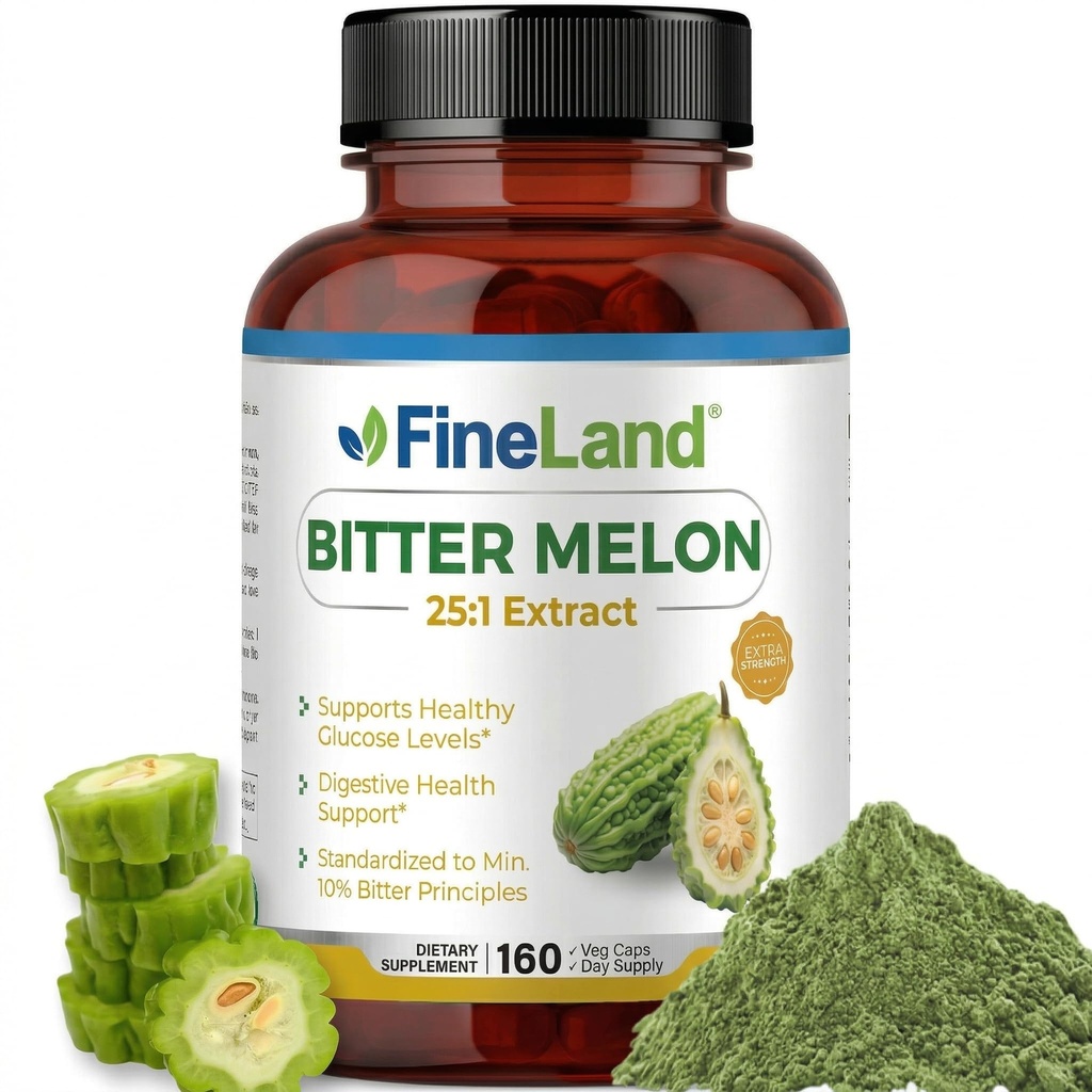 GüzelLand Bitter Melon 25:1 12.500 mg Güçlü,% 10 Bitter Prensipleri, 160 Vegan Capsules, Supports Digestive Health, Standardized and Interd 25X Extract, Non-GMO Made in USA.