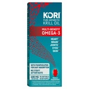 Kori Krill Oil Omega 3 Supplement, Antarctic Krill Oil with Superior Absorption vs Fish Oil Alternative, 400 mg Softgels, EPA & DHA, 90 Softgels