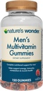 Nature's Wonder Men's Multivitamin Gummies, Supports Immune Health, Energy, Metabolism and Muscles with Vitamins A,C,D,B6,B12, 150 Erkeklerin Günlük Multivitamin Gummies, 75 Day Supply