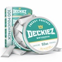 Deckiez Energy Pouches, 5 Cans (100 Pouches), Sugar Free Caffeine Supplement, Kahve Pouches & Energy Drink Alternative, 50 mg Caffeine Pouches, Wintergreen Flavorine Pouches,