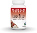 Gezegensel Herbals Lion's Mane, Memory, Focus ve Mood*, 1.000 mg - 90 Vegan Capsules