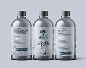 Demir - Enerji ve Sağlıklı Kan Desteği için Premium Atom Koloidal Demir Supplement - Doğal Yaşam ve Yaşam için Ionic Çözüm