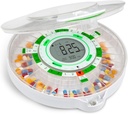 Live Fine 28-Day Otomatik Pill columns with Upd LCD Ekran, Key Lock, Sound & Light for Prescriptions, Drug, Vitamins, Supplements & More More
