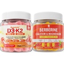 Sugar-Free Vitamin D3 K2 Gummies withuba, Magnezyum Citrate, C + Berberine Supplement Gummies, Liposomal Berberine & Berberine HCI, Kalsiyum, Magnezyum, Magnezyum CCI, Citrate, C + Berberine Supplement Gummies, Liposomal Berberine & Berberine HCI ile