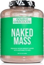 NAKED Vegan Mass - Çift Çikolata Ağırlık Kazananı - 1.260 Calories, 50G proteini, Yapay, Tüm Doğal Çikolata Protein Tozu, Non-GMO, Soy & Gluten Free - 8LB Bulk - 11 Hizmetler