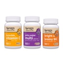 Renzo'nun Vitaminleri Okula Geri Döndü, Bright & Brainy Vitamin B6, Picky Eater Kids Multivitamin ve Kids C with Elderberry & çinko for Immune Support