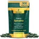 Biogenesis Organik Spirulina Mini Tabletler - 300 Kont (200 mg) | Avustralya Grown Blue-Green Algae | Phycocyanin, Chlorophyll & Bs | Supports Daily Energy & Immunity | Vegan Mini Tabs