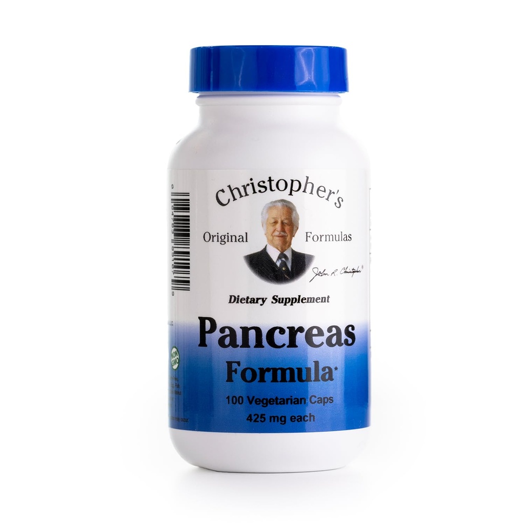 Christopher'ın Orijinal Formulaleri Pancreas Formula - Pancreas Cleanse Detox & Onarım - Digestive Health için Probiyotikler