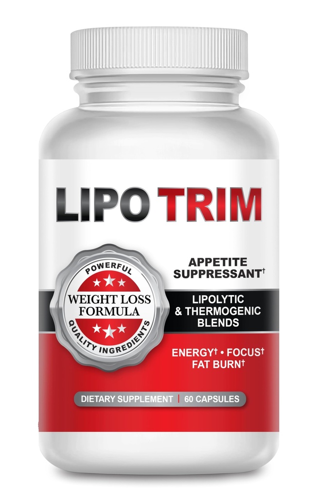 Lipo Trim- Gelişmiş Lipojenik Termogenik Diyet Pills – Enerji, Gelişmiş Focus ve Hızlandırmalı Fat Kaybı 60 Hızlı Eşleme Suppreant Capsules
