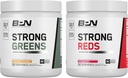 BARE PERFORMANCE NUTRITION BPN Güçlü Yeşiller (Pineapple Coconut) ve Reds (Strawberry) Superfood Sche