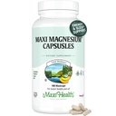 Magnezyum Capsules - Enerji Üretimi - Kas & Nerve Health - Bone Support - Magnezyum Oksit, Magnezyum Glycinate Chelate ve Magnezyum Citrate - 180 Tarafından Maxi Health