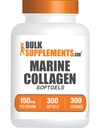 BulkSupplements.com Collagen Softgels - Collagen Capsule Capsules - Collagen Pills for Women - Collagen Pil Pills - Marine Collagen - Collagen Supplements (300 Kont - 300 Hizmet)