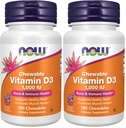 Şimdi Tamamlar, D-3 1000 IU, Doğal Meyve Flavor, Yapısal Destek*, 180 Chewables (Pack of 2)