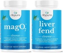 nbpure MagO7 + Liver Fend Detox Sche | Oksijen-Powered Colon Cleanse & Liver Support | Occasional Constipation, Bloating & Toxin Build-Up | Ozonated + Milk Thistle, 180 Capsules