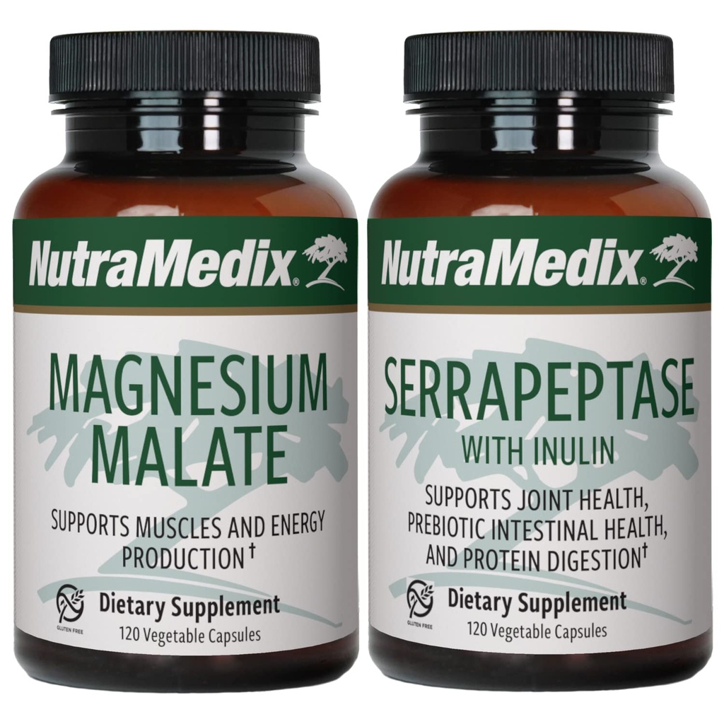 NutraMedix Fitness Plan Supplement Sche - Ortak ve Hareketli Sağlık için Magnezyum Malate'yi içerir - Fitness Destek Supplements -2-Piece Capsule Setleri