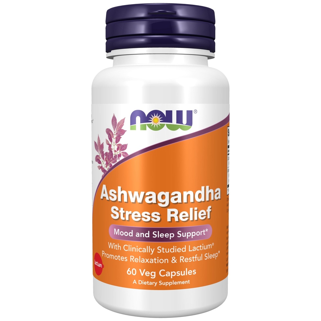 Şimdi Tamamlar, Ashwagandha Stres Yardımı, Mood ve Sleep Support*, Klinik olarak Studied Lactium® ile, Rahatlama ve Dinlenme Uyku*, 60 Veg Capsules