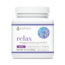 Youtheory Relax Magnesium Powder - Vegan Stress Relief Supplement with L-Theanine & GABA* - Supports Relaxation* - Dairy, Soy & Gluten Free - Berry, 4.4 oz