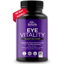 HerbaMe Eye Vitamins Supplement with Lutein, Bilberry, Beta Carotene, L-Taurine, çinko ve Quercetin, 90 Capsules, Supports Vision, Ocular and Macular Health, Helps Eyes Filter Blue Light