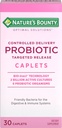 Nature's Bounty Probiyotik, Controlled Delivery Diyetary Supplement, Supports Digestive, Intestinal and Immune Health, 30 Caplets, 30 Toplam Hizmetler