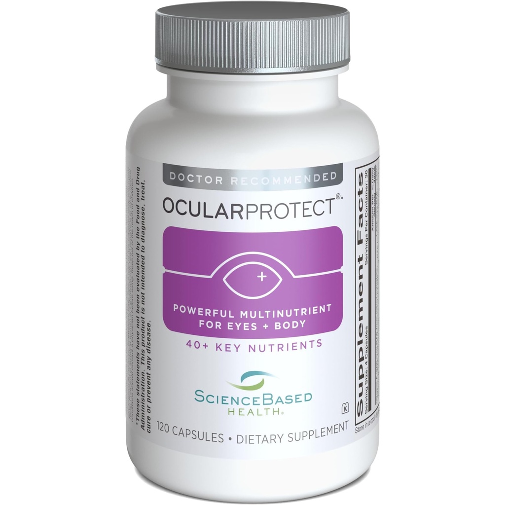 Bilim Temelli Sağlık Ocular Koruma – Gelişmiş Göz Sağlık Desteği ile Günlük Multivitamin – Lutein, Zeaxanthin, Turmeric & Quercetin – Immune & Antioksi Support