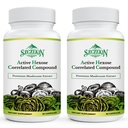 Aktif Hexose Corlev bileşikler 1500 mg Supplement, Natural 8 Mushroom Extract Supplement, Immune System, Liver Function, Natural Killer ve T Hücreler Aktivitesi, 180 Veggie Capsules
