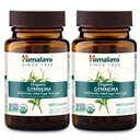 Himalaya Organik Gymnema Sylvestre – Herbal Glucose Metabolism Desteği - USDA Organik, Non-GMO, Vegan, Gluten Free, Supplement Free, 700 mg, 30 Caplets (Pack of 2)