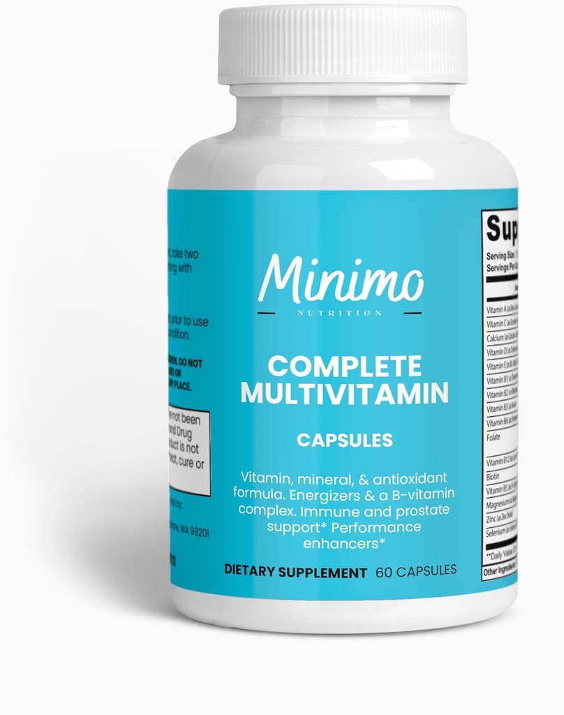 Tamam Multivitamin + Immunity Boost, 60 Capsules, 3. Parti Test Edildi, Erkekler için Günlük Tamam, Kadınlar, Yetişkinler, Gluten Free, Non-GMO, 30 Hizmet