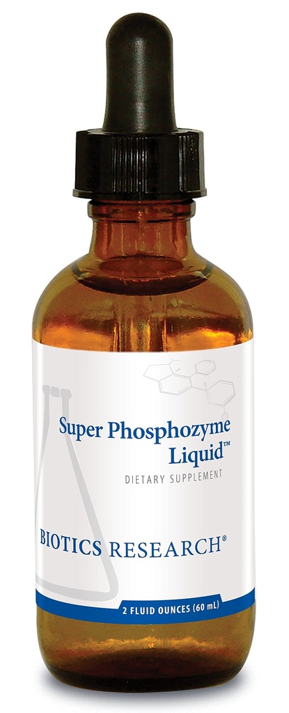 Biotics Research Super Phosphozyme Liquid- Phosphorous in Liquid, Electrolytes, Health Bones and Teeth, protein Production, Energy Support, 40 mg/Drop, 2 Fl Oz