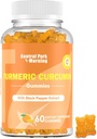 Turmeric Curcumin Gummies, Ekstra Güçlü Ortak Destek Turmeric Curcumin, Vegan Non-GMO, Diyetsel Tamam, 60 Kont
