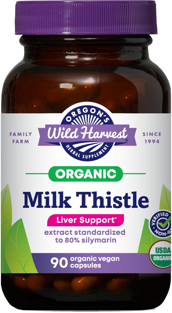 Oregon'un Vahşi Parası sertifikalı Organik Süt Butle USDA sertifikalı Organik Herbal Supplement, 90 Count
