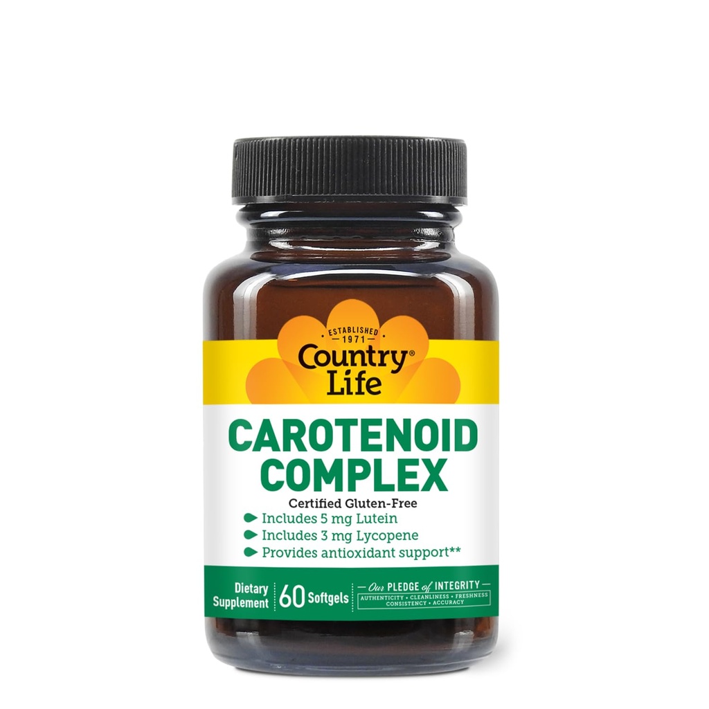 Ülke Life Carotenoid Kompleksi Lutein, Lycopene ve Astaxanthin, 60 Softgels, Antioxy Support