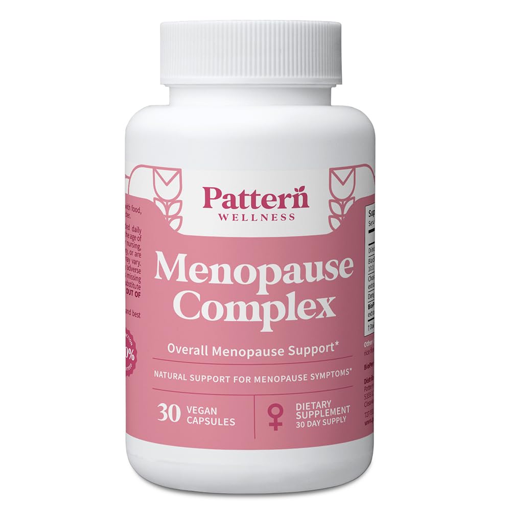 Desen Wellness Menopause Kompleksi - Kadınların Sağlık Desteği için Herbal Supplement - Black Cohosh, DIM & Bioperine® - 30 Vegan Capsules, 3rd Parti Test Edildi