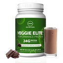 MRM Beslenme Veggie Elite Performansı Protein | Çikolata Mocha Flavored| Plant-Based Protein| Digest | BCAAs / Vegan + Gluten-Free | Klinik Olarak Test Edilmiş| Digestive enzimler | 30 Hizmet
