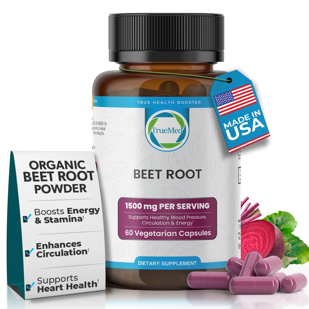 Organik Arıt Kök Toz Kapsülleri | Destek Enerji, Stamina & Endurance, Boost Nitrik Oksit, Kalp Sağlığı ve Sörfül | Non-GMO | 60 Sebze Kapsülleri, ABD Made & GMP sertifikalı