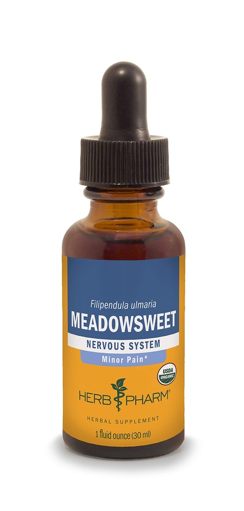 Herbm Pharm, Küçük Ağrı için Organik Meadowsweet Sıvı Türlemeyi Onayladı - 1 Ounce (DMEAD01)