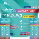 Elektrolyte Toz Sugar-Free Hydration Packets Çeşitli Paket HydroMATE 16 Sticks