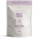 ProT Gold Collagen Protein Toz, 17g Protein Nano-Hydrolyz Grassed Fed Collagen, C, 2g Arginine for Yara Desteği, Gluten Free, All Natural, Fat ve Sugar Free, 0g Carbs, Vanilla, 23 oz, 30