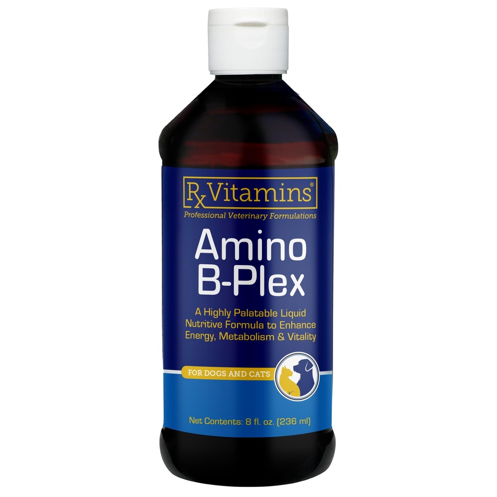 Rx Vitaminleri P-Plex Cat & Dog Supplement - B Kompleks Sıvı Plus Deriler ve Kediler için Asitler - Appetite ATM ve Cat & Dog Kilo Winer - Supplements & Vitamins - 8 oz